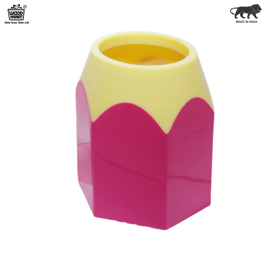 Pencil-Shaped Pen Stand – Multicolor
