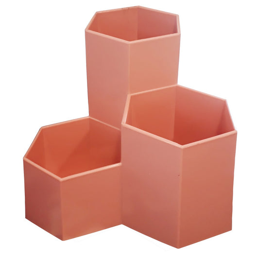 Hexa Trio Pen Stand Organizer