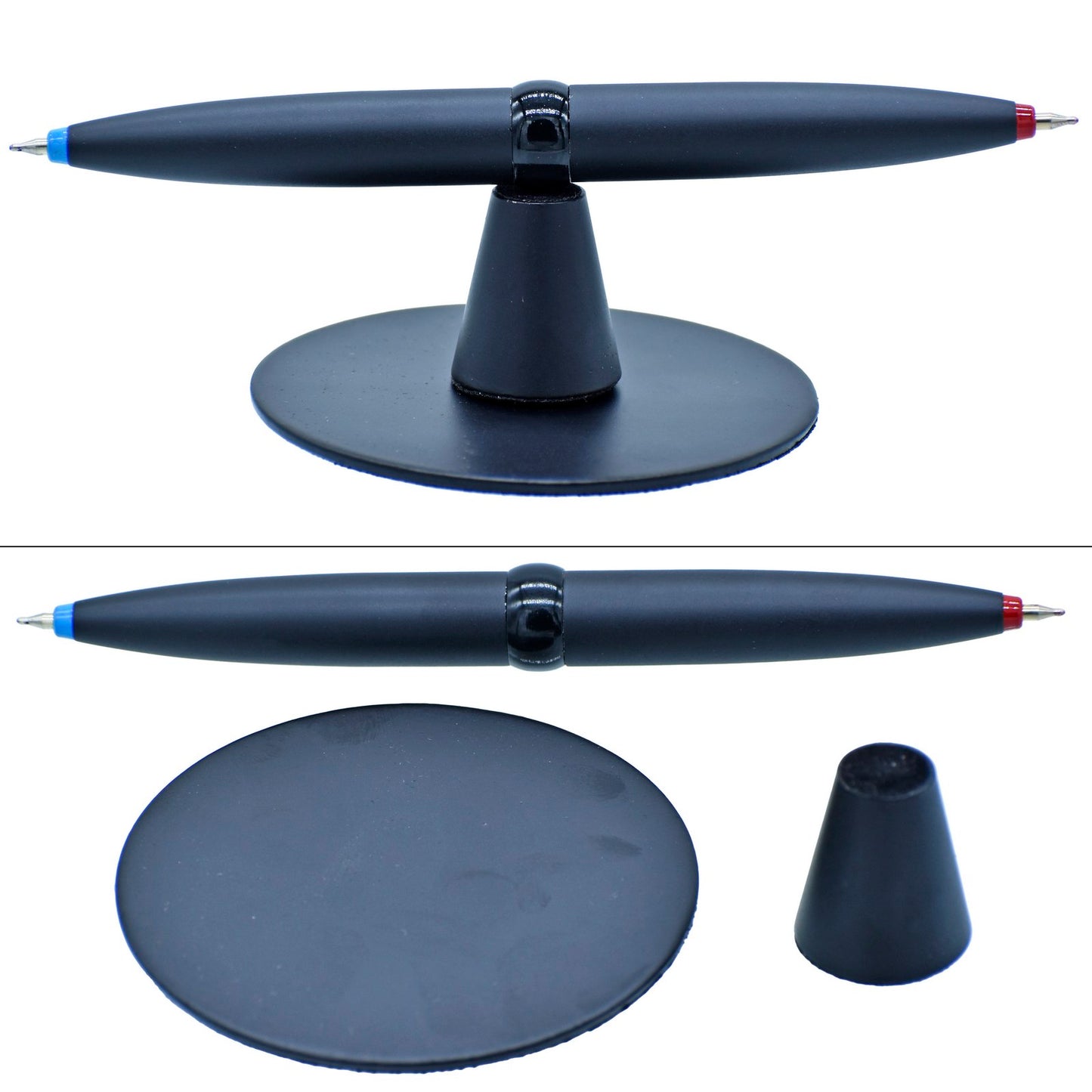 3-in-1 Executive Gift Set – Dual-Tip Metal Pen Wireless Charger Mobile Stand