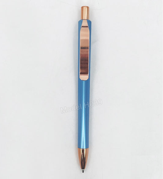 MetalClip Plastic Ball Pen