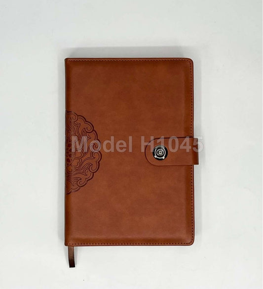 Executive Office Notebook Diary – Secure Magnetic Flap with Mandala Imprint
