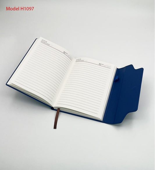 A5 Notebook Diary – Professional Organizer with Pen Holder & Branding Plate