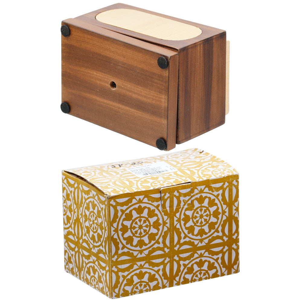 Elite Wooden Desk Organizer with Clock