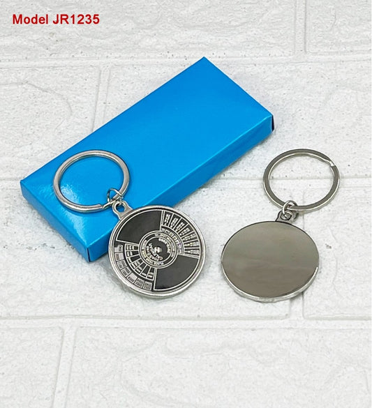 50-Year Calendar Metal Keychain