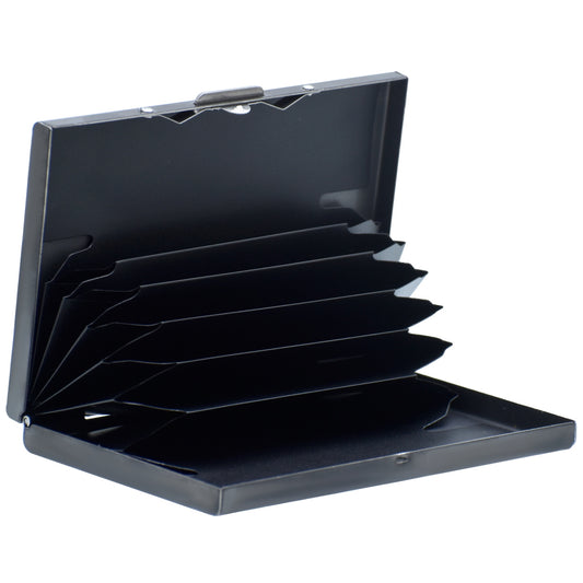 Metal Accordion-Style RFID Business Card Holder