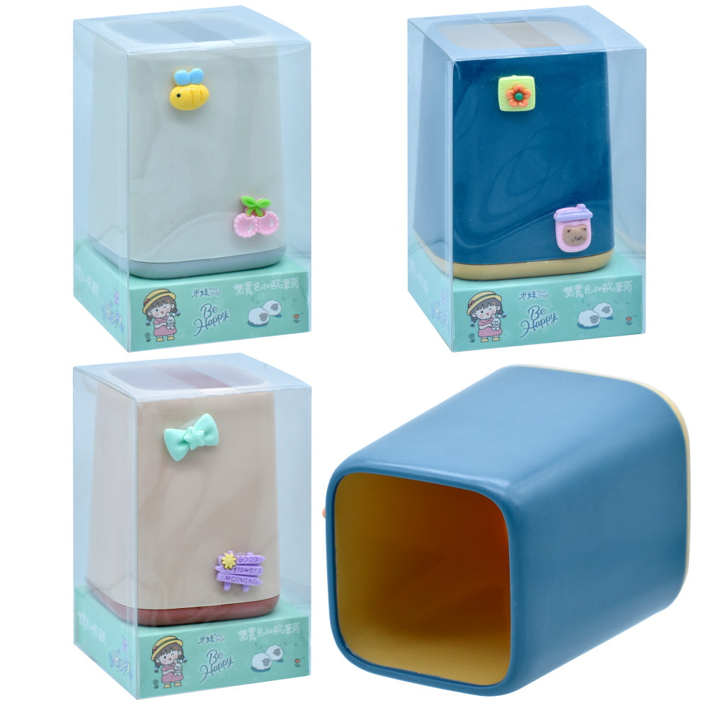 Cute Decorative Pen Holder – Cartoon Design