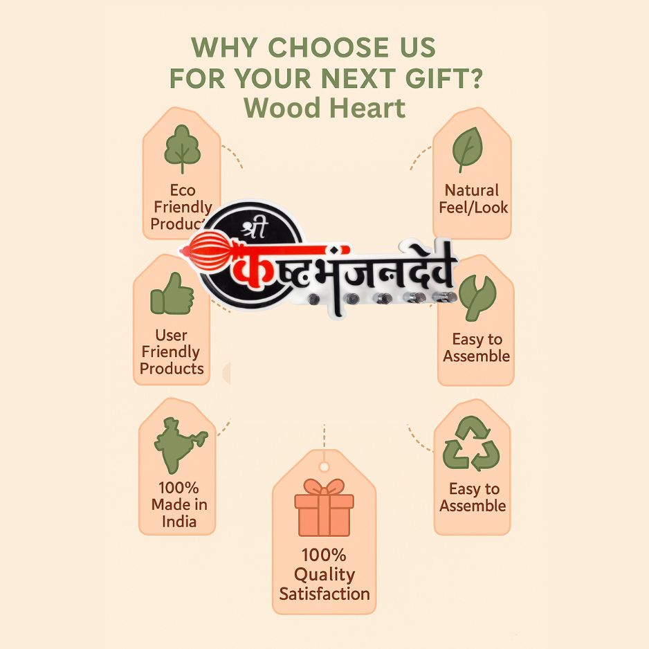 Shree Kach Bhanjan Dev Acrylic Key Holder