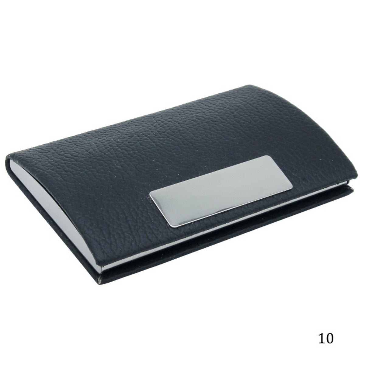 Classic Textured Leather Business Card Holder
