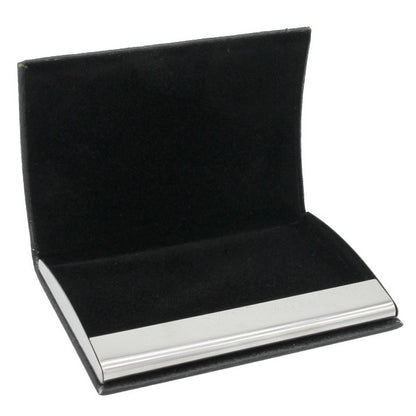Classic Textured Leather Business Card Holder