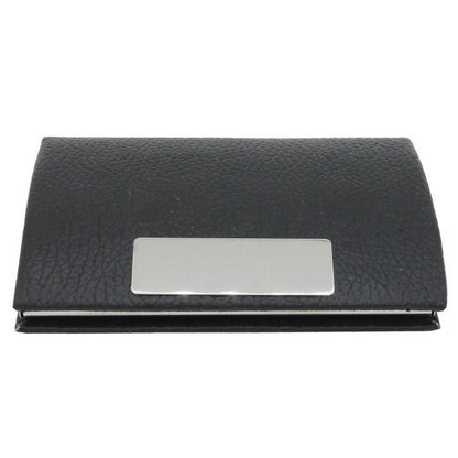 Classic Textured Leather Business Card Holder