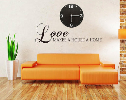 Classic Round Wooden Wall Clock with 3D White Numerals