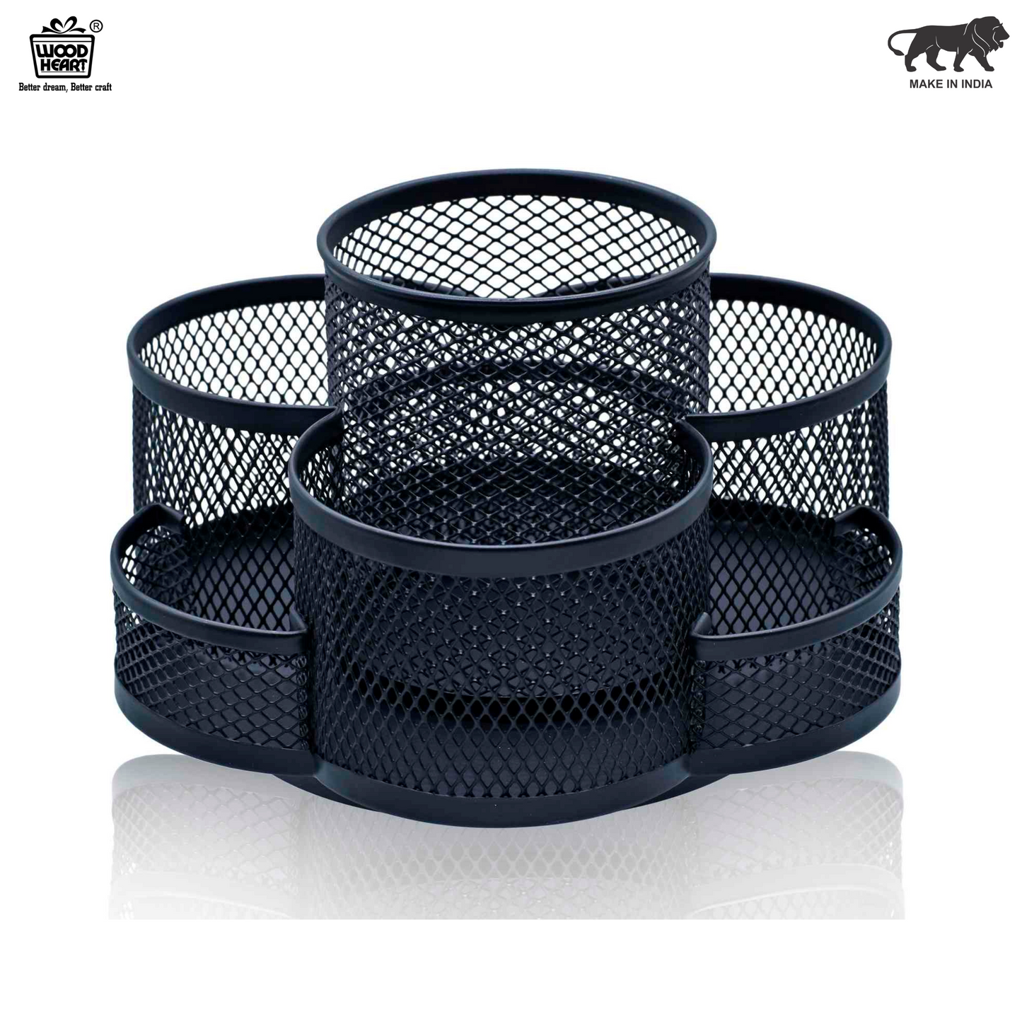 Round Mesh Pen & Stationery Organizer