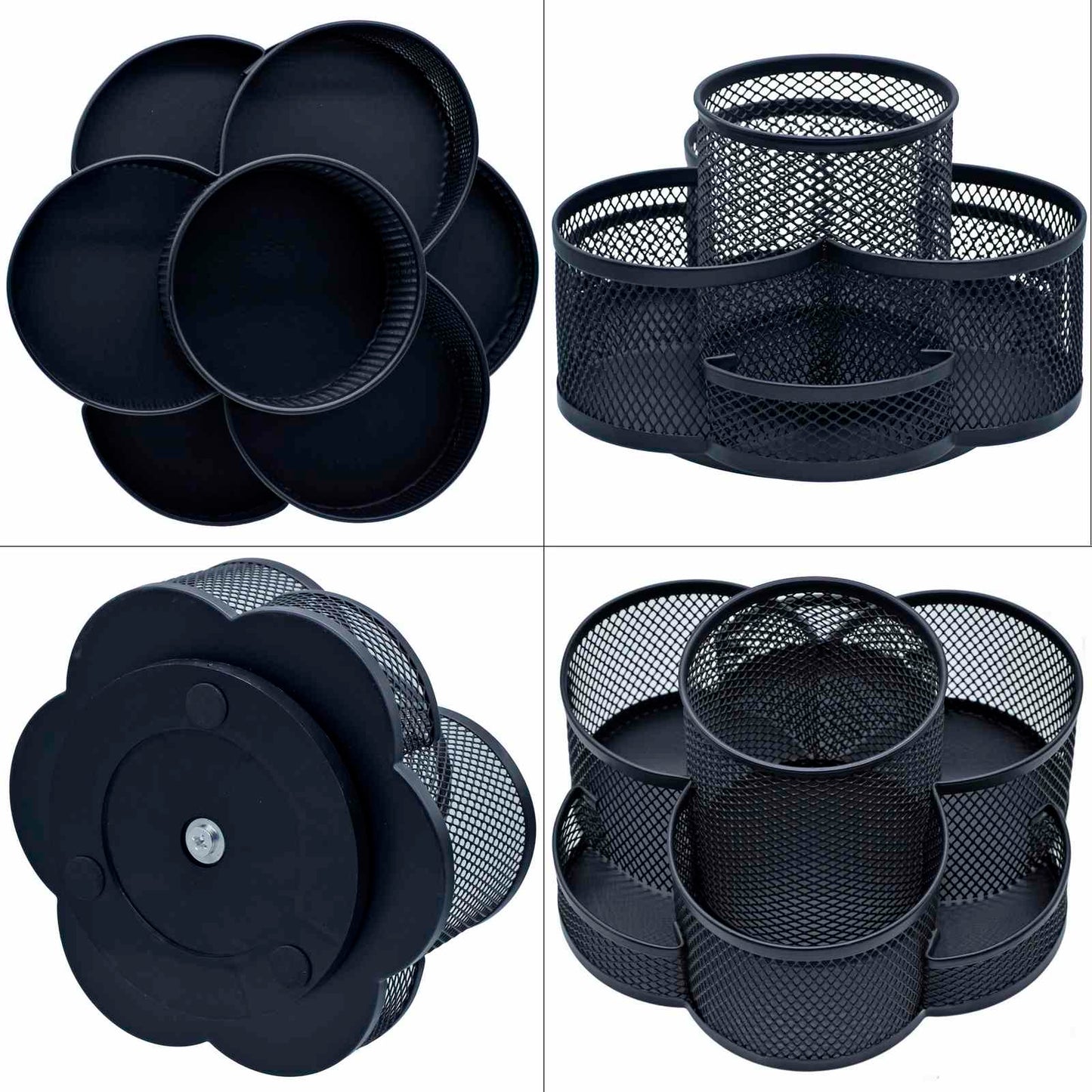 Round Mesh Pen & Stationery Organizer