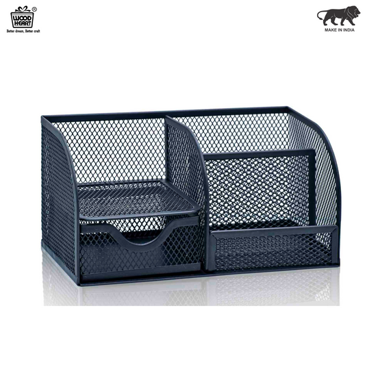 Mesh Multifunctional Desk Organizer with Drawer