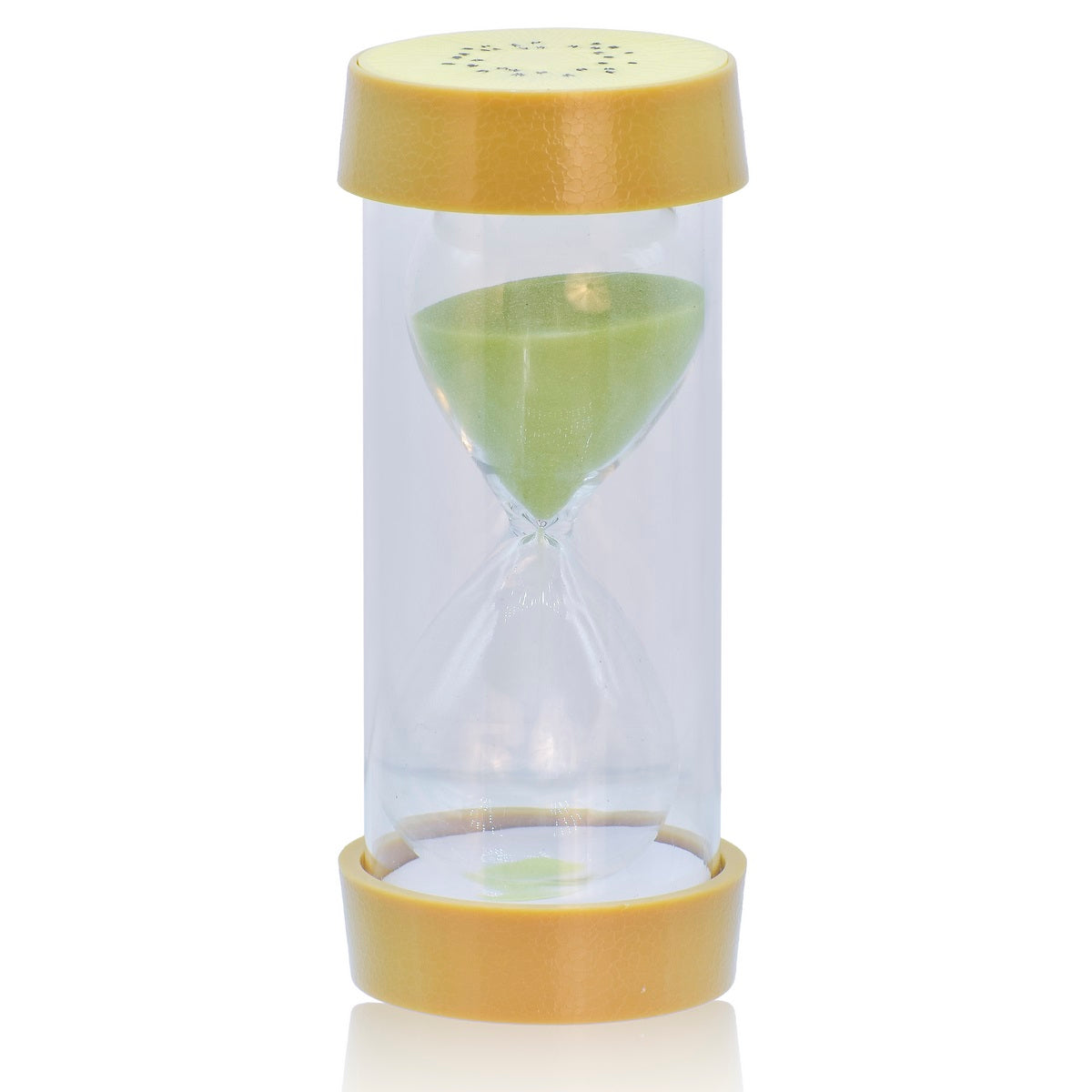 Yellow-Capped Hourglass Sand Timer