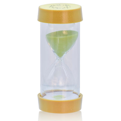 Yellow-Capped Hourglass Sand Timer
