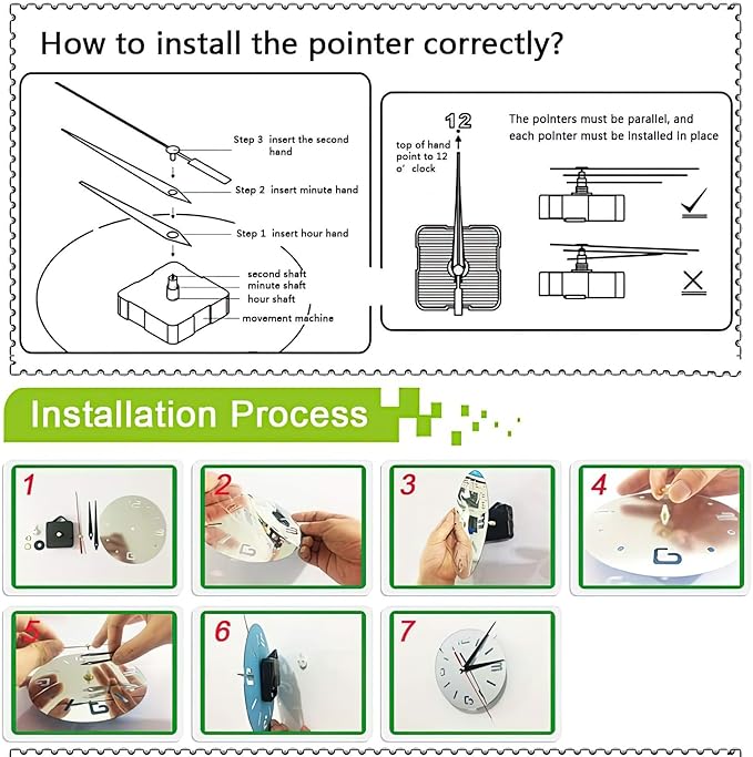 Modern Square Wooden Wall Clock with Bold Numerals – Minimalist Dual Tone Design by Wood Heart