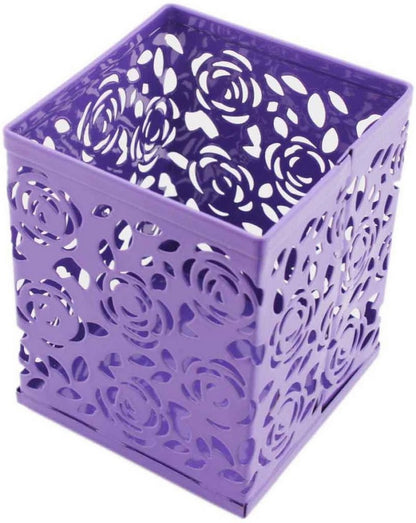 Pen Stand Metal Colourfull Square