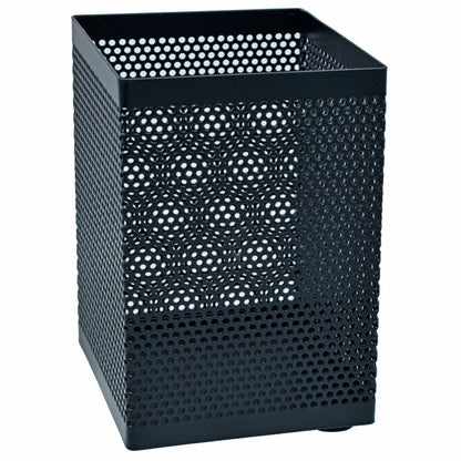 Square Perforated Metal Pen Holder