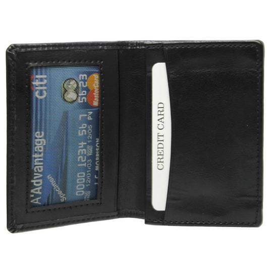 Executive Foldable Leather Business Card Holder