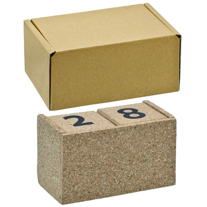 WoodHeart Eco-Friendly Perpetual Cork Calendar