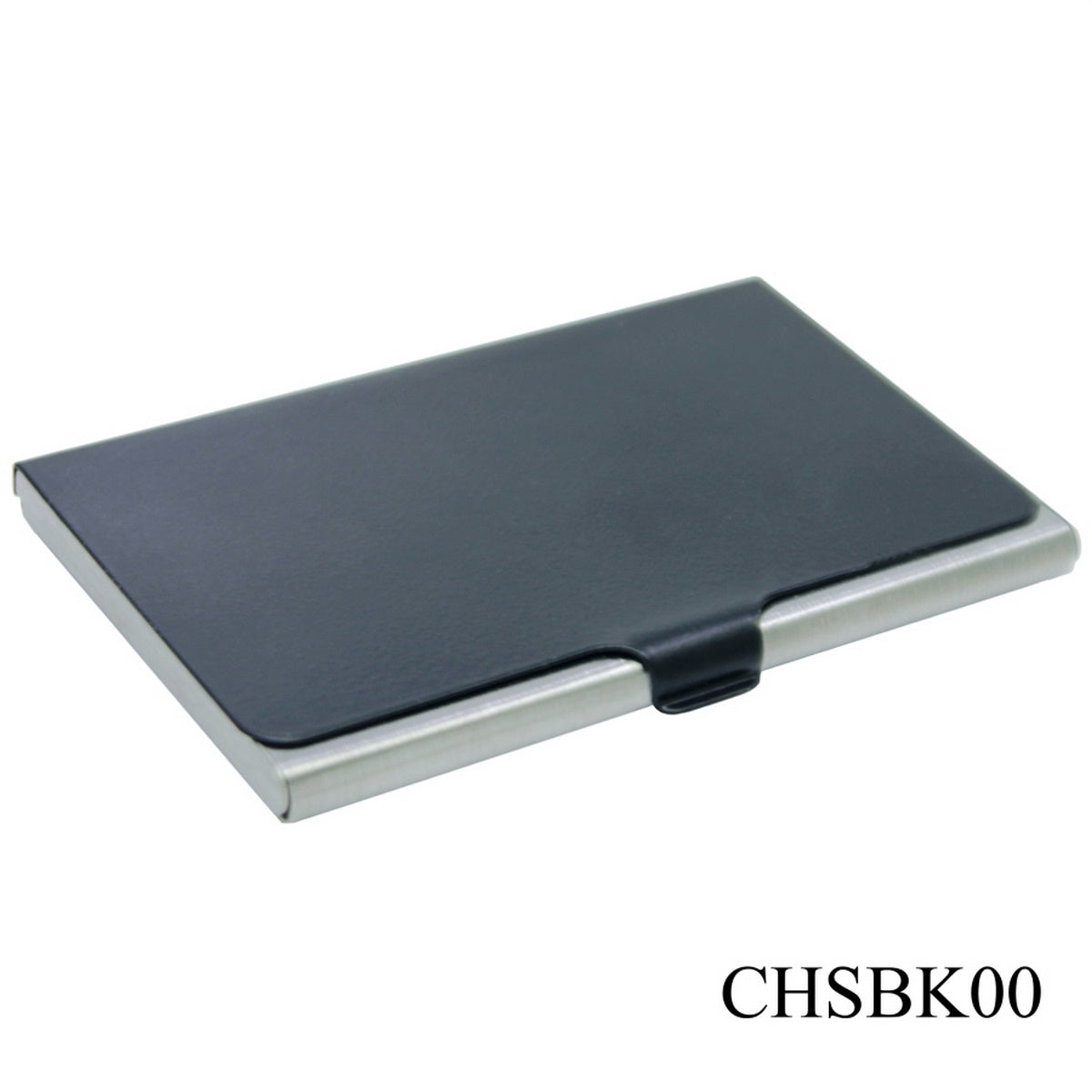 Slim Metal & Leather Business Card Holder