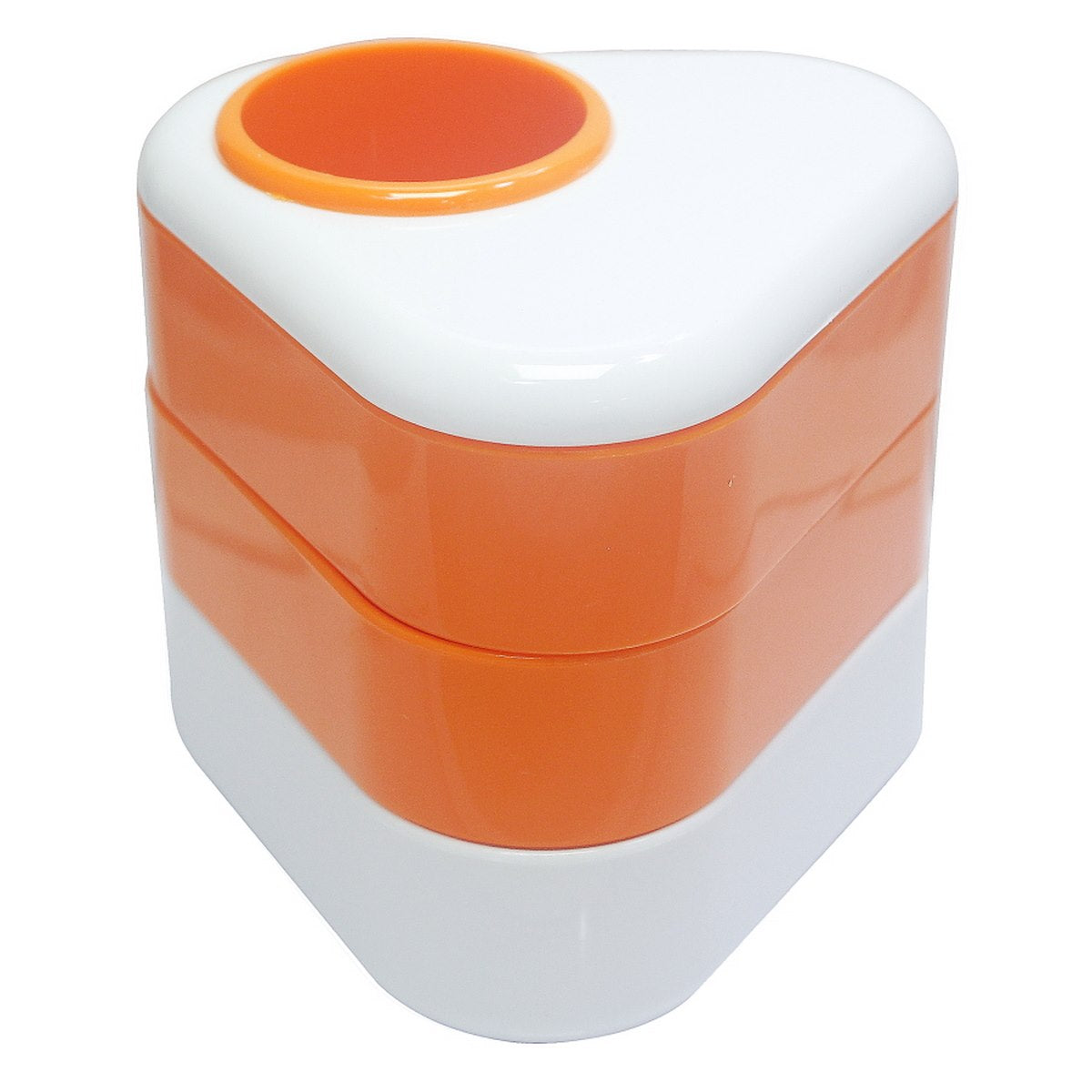 DGA Multi-Color Triangular Pen Stand with Dual Storage Drawers