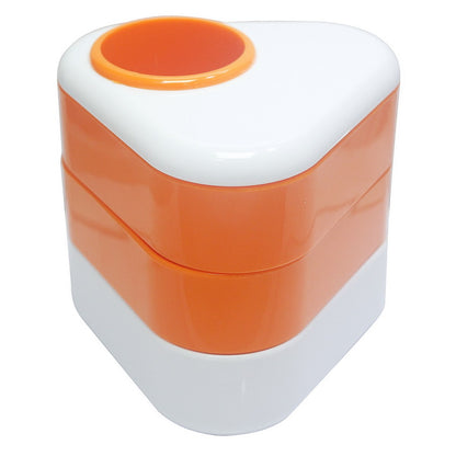DGA Multi-Color Triangular Pen Stand with Dual Storage Drawers