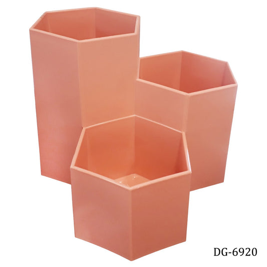 Hexa Trio Pen Stand Organizer