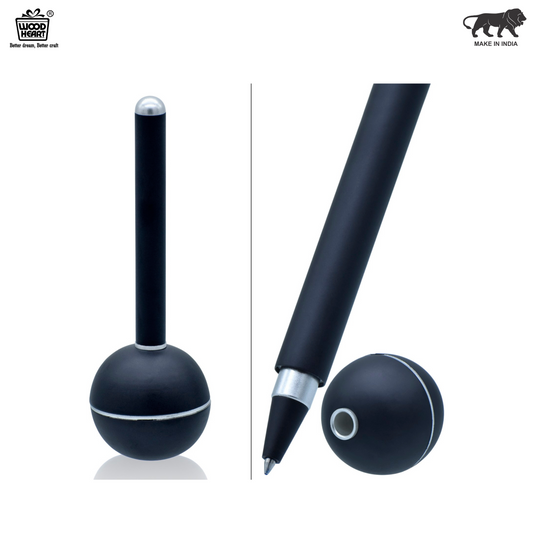 Desktop Table Pen With Magnet Stand Black