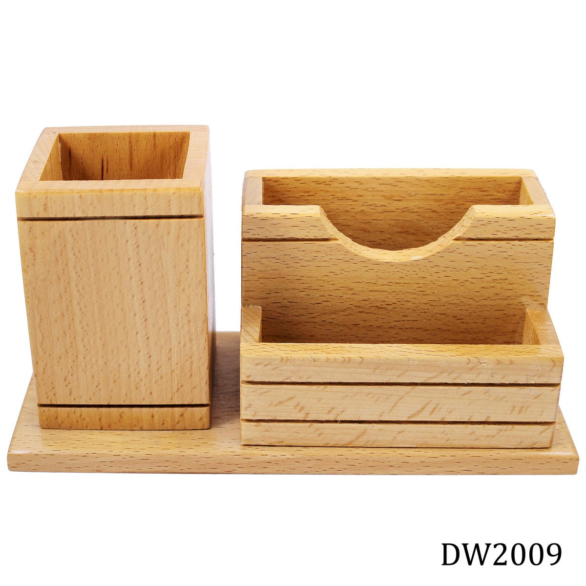 TimberTime Wooden Desk Organizer