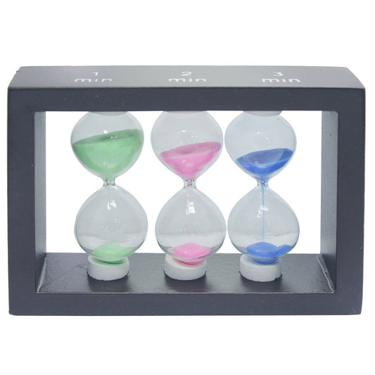 Triple Sand Timer – 1, 2 & 3 Minute Countdown