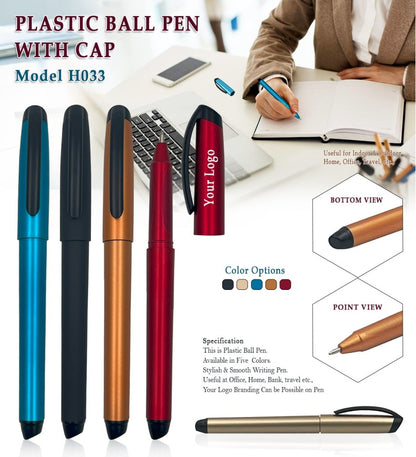 CapMate Plastic Ball Pen