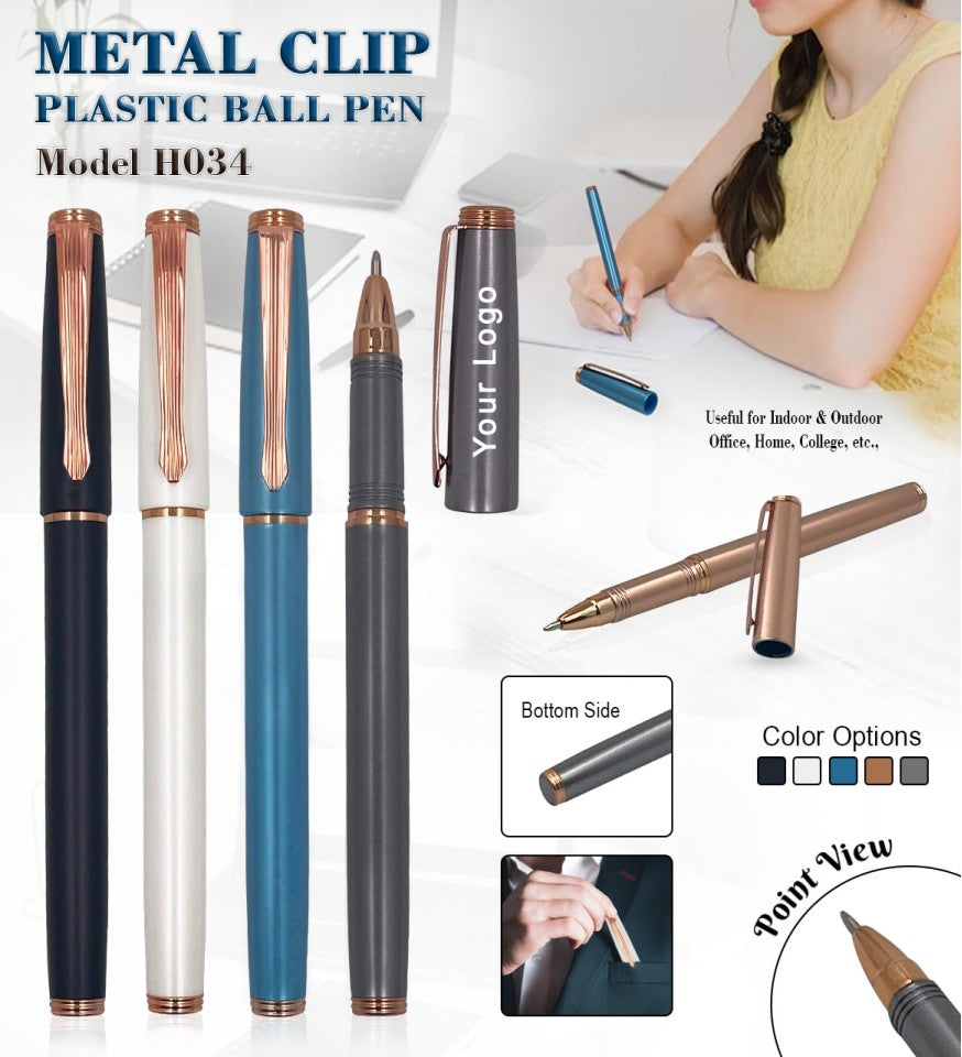 EliteClip Plastic Ball Pen