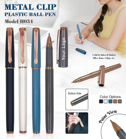 EliteClip Plastic Ball Pen