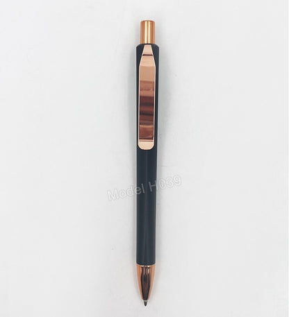 MetalClip Plastic Ball Pen