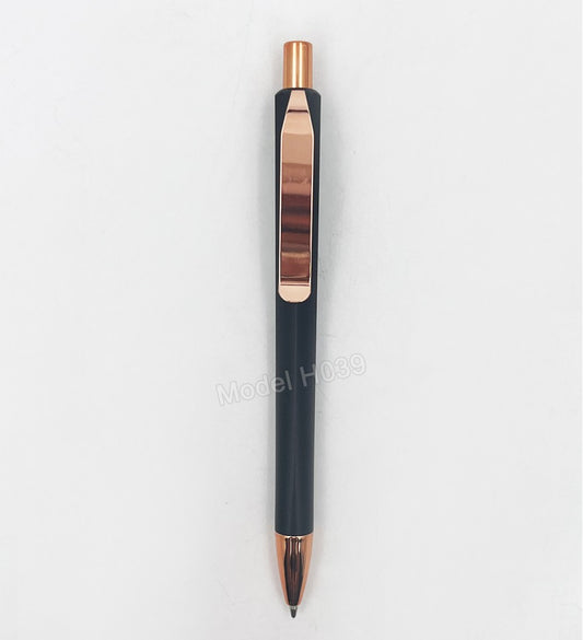 MetalClip Plastic Ball Pen