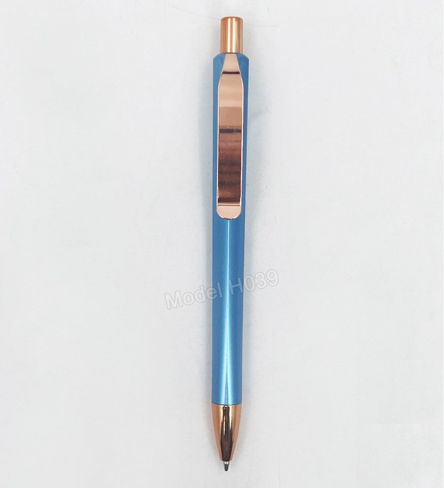 MetalClip Plastic Ball Pen