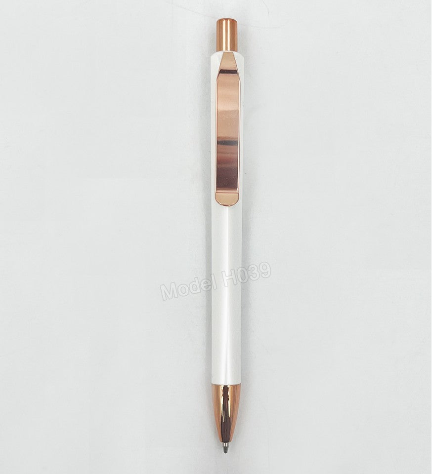 MetalClip Plastic Ball Pen