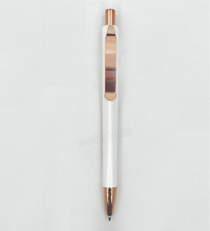 MetalClip Plastic Ball Pen