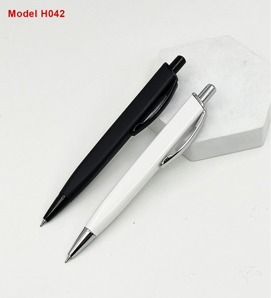 MetalClip Plastic Ball Pen