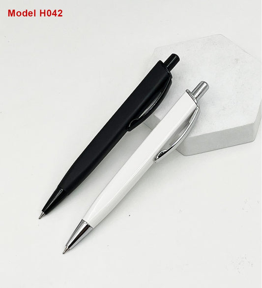 MetalClip Plastic Ball Pen