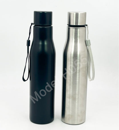 AquaSteel Pro 1000ml Stainless Steel Water Bottle with Carry Lace