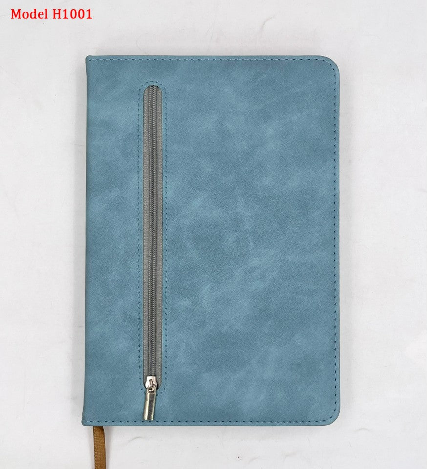 Office Notebook Diary with Zipper Pocket