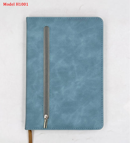 Office Notebook Diary with Zipper Pocket