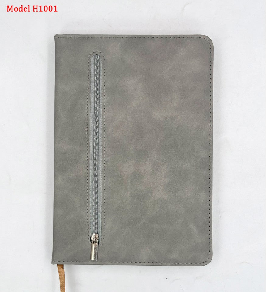 Office Notebook Diary with Zipper Pocket