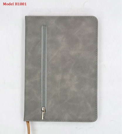 Office Notebook Diary with Zipper Pocket