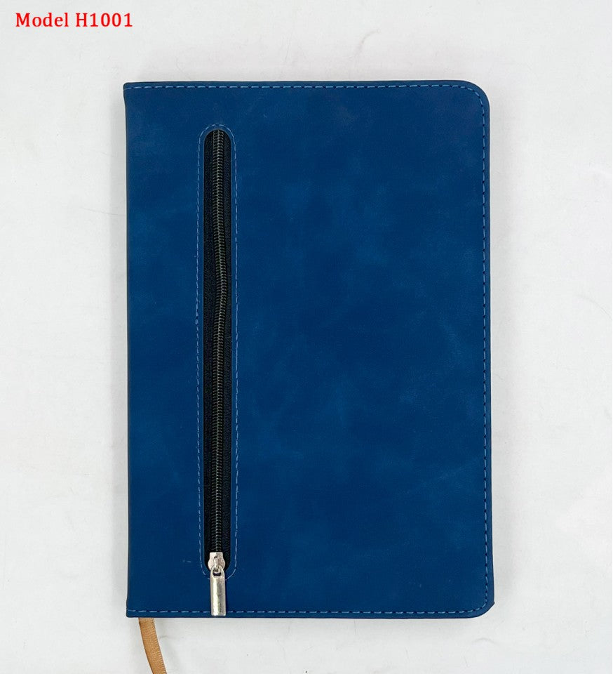 Office Notebook Diary with Zipper Pocket