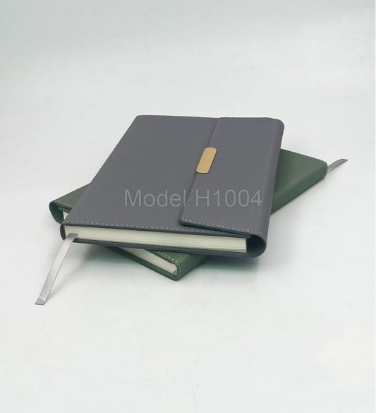 Executive PU Leather Notebook Diary with Pen Holder & Bookmark