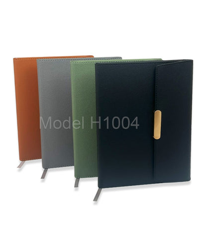 Executive PU Leather Notebook Diary with Pen Holder & Bookmark